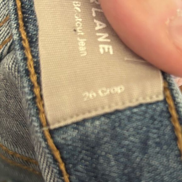 Everlane the Cheeky bootcut Jean size 26 crop 98% cotton - Picture 2 of 10